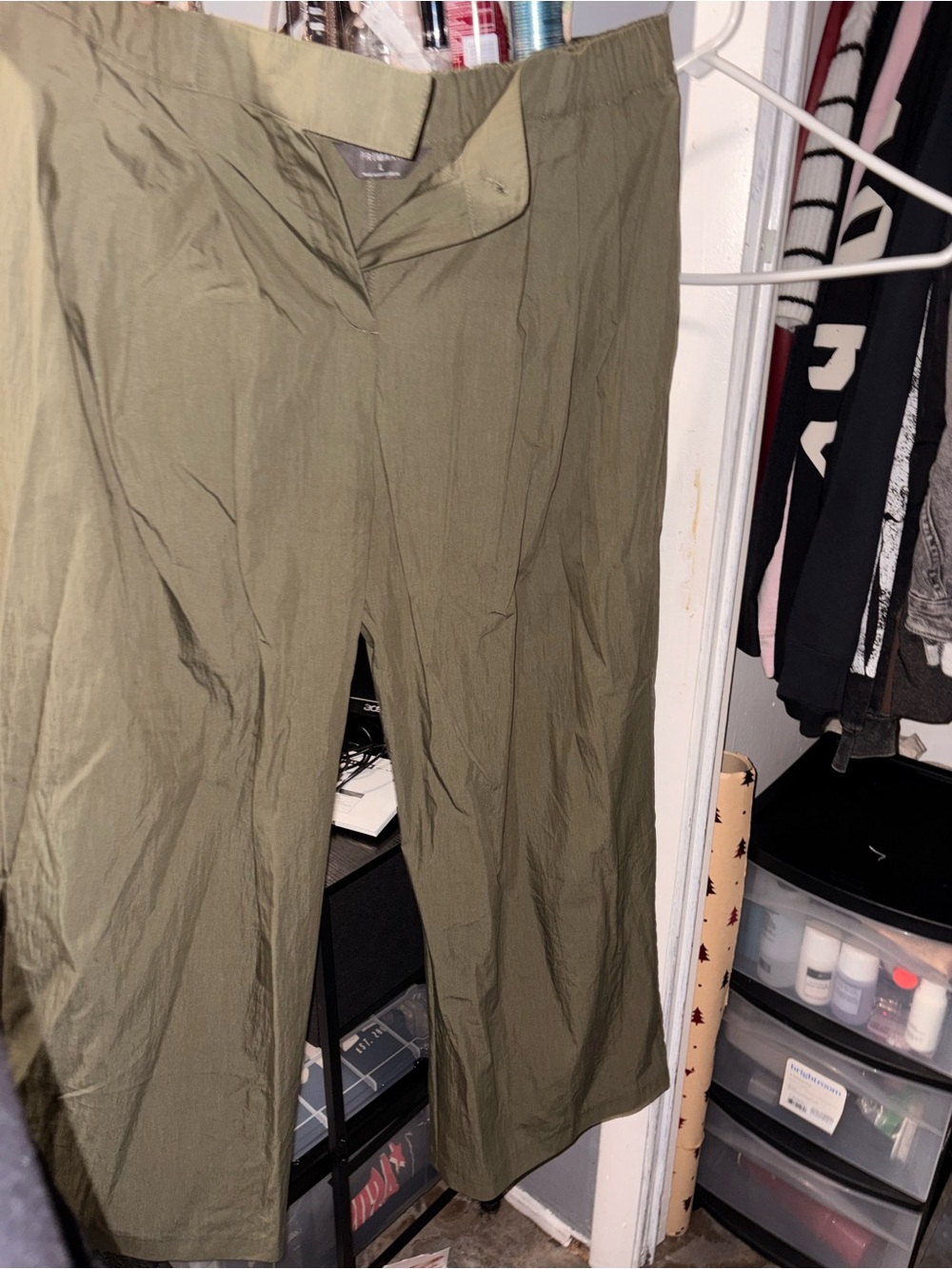 Primark Olive Green Wide Leg Pants